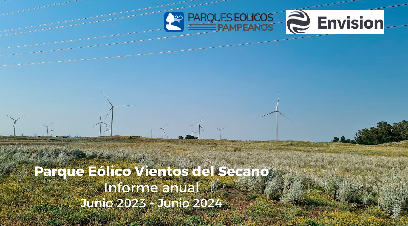 Informe anual Parque Eólico Vientos del Secano. Junio 2023-Junio 2024